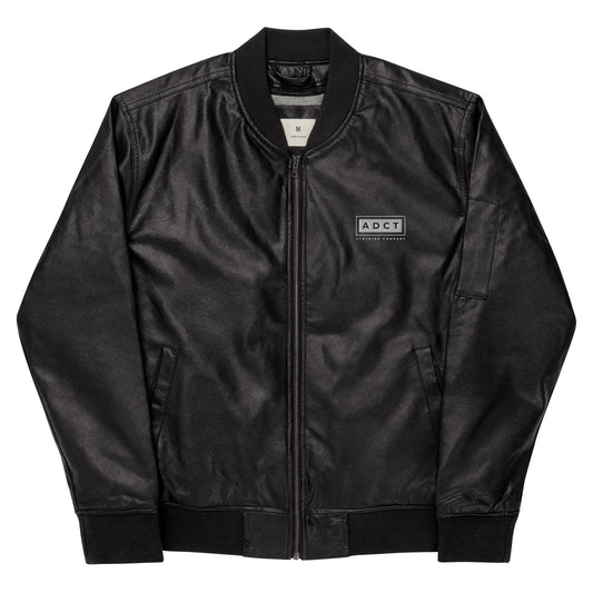 Leather Bomber Jacket